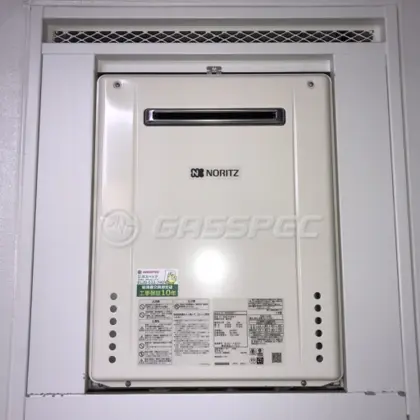 施工後の給湯器（ノーリツ GT-2460SAWX-1 BL）