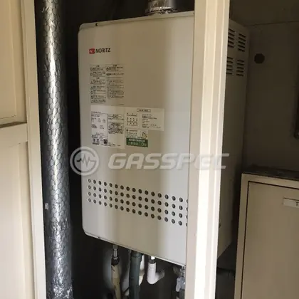 施工後の給湯器（ノーリツ GT-1651AWX-FFA-2 BL）