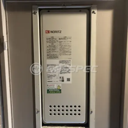 施工後の給湯器（ノーリツ GT-2053SAWX-H-4 BL）