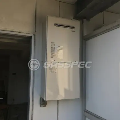 施工後の給湯器（リンナイ RUF-A2405AW(B)）