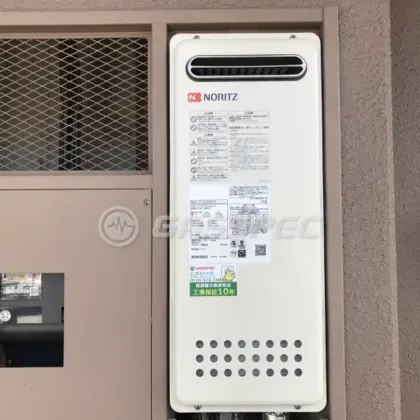 施工後の給湯器（ノーリツ GT-2053SAWX-4 BL）
