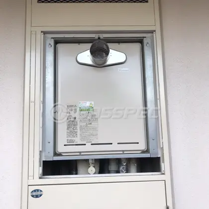 施工後の給湯器（リンナイ RUF-A2405SAT-L(B)）