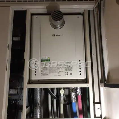 施工後の給湯器（ノーリツ GT-2460SAWX-T-1 BL）