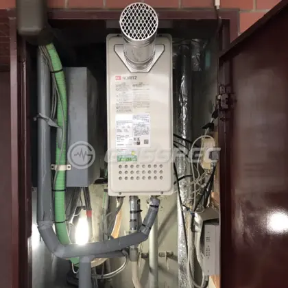 施工後の給湯器（ノーリツ GT-2053SAWX-T-4 BL）