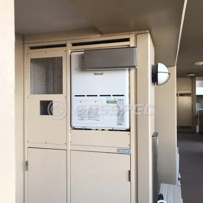 施工後の暖房熱源機（リンナイ RVD-A2400AA2-3(B)）