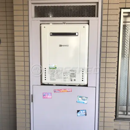施工後の給湯器（ノーリツ GT-2460SAWX-1 BL）