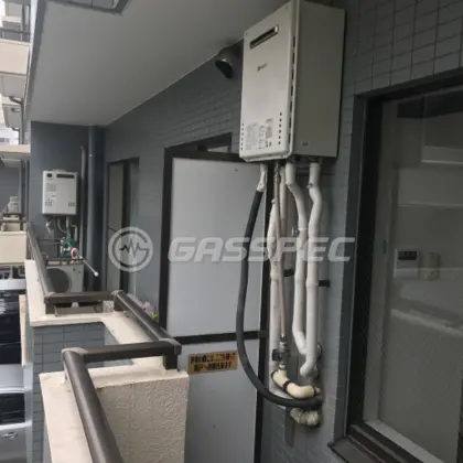 施工後の給湯器（ノーリツ GT-1660SAWX-1 BL）