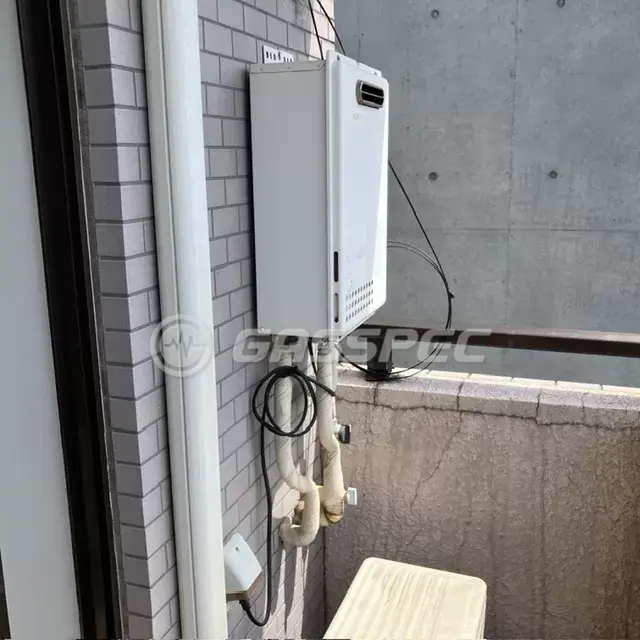 交換前の給湯器（ノーリツ GQ−1623WA）