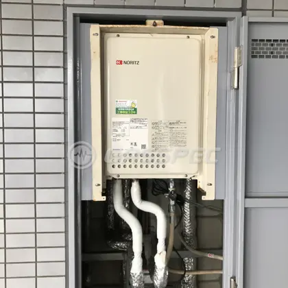 施工後の給湯器（ノーリツ GQ-1639WS-TB-1）