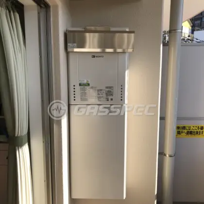 施工後の給湯器（ノーリツ GT-2460SAWX-1 BL）