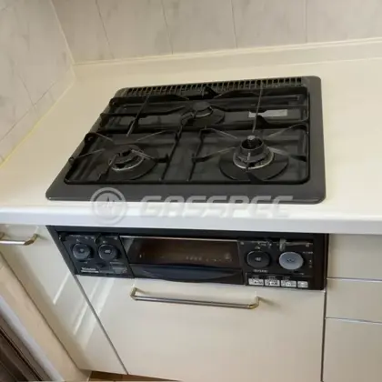 施工前のビルトインガスコンロ（RBG-31A6R）