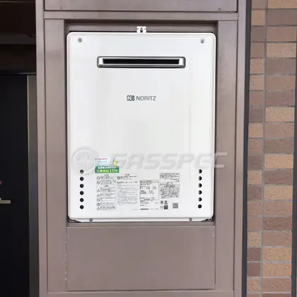施工後の給湯器（ノーリツ GT-2460SAWX-1 BL）