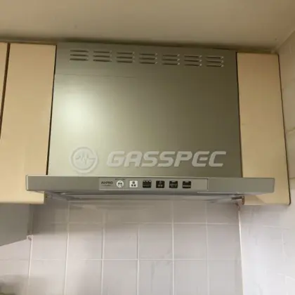 施工後のレンジフード（リンナイ LGR-3R-AP601SV）