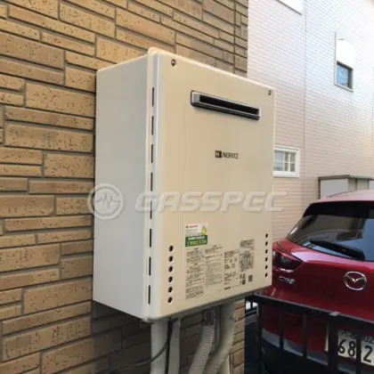 施工後の給湯器（ノーリツ GT-2060SAWX-1 BL）