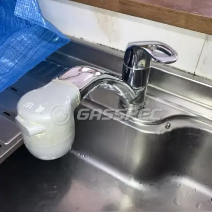 施工前の水栓・蛇口