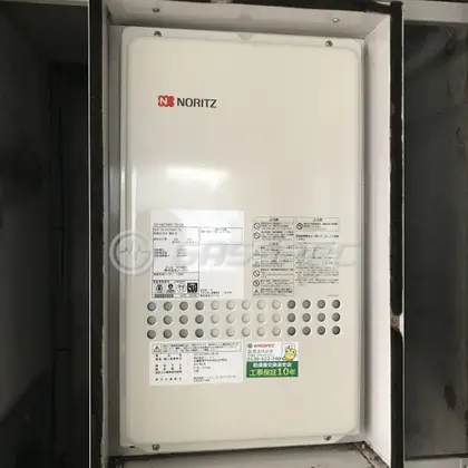 施工後の給湯器（ノーリツ GQ-2427AWX-TB-DX BL）