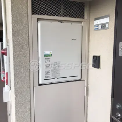 施工後の給湯器（リンナイ RUF-A2005SAB(B)）