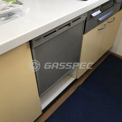 施工後のビルトイン食洗機（パナソニック NP-45RS7S）