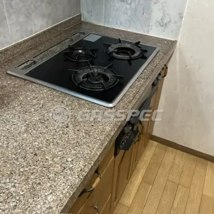 施工前のビルトインガスコンロ（RSK-N31J4G5M）