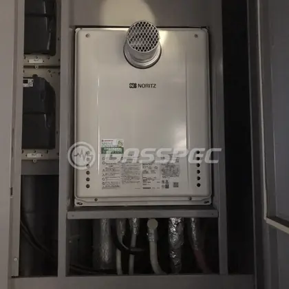 施工後の給湯器（ノーリツ GT-2460SAWX-T-1 BL）