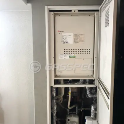 施工後の暖房熱源機（ノーリツ GTH-2444SAWX3H-TB-1 BL）