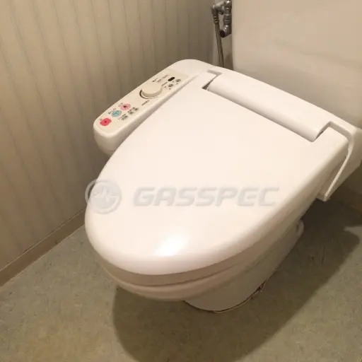 交換前のトイレ（INAX BC120PU BW9　DT2820）