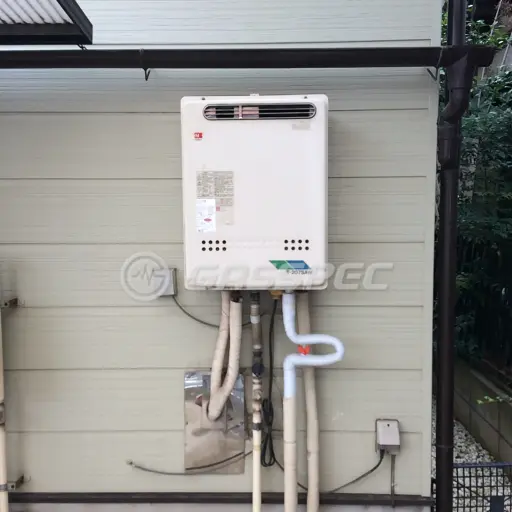 交換前の給湯器（ノーリツ T-207SAW）