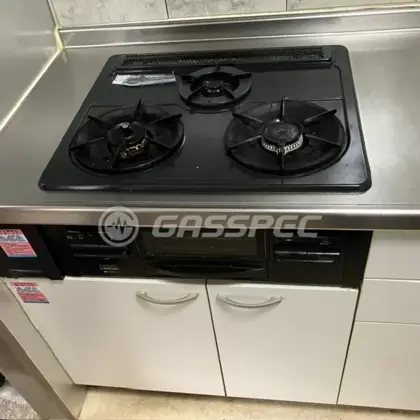 施工前のビルトインガスコンロ（HSG631B0RHK）