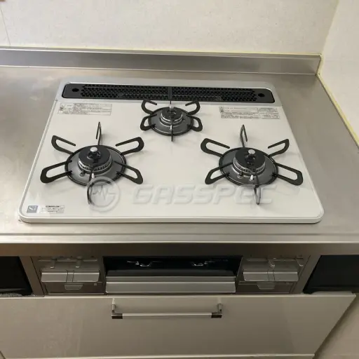 交換後のビルトインガスコンロ（パロマ PD-509WS-60CV）