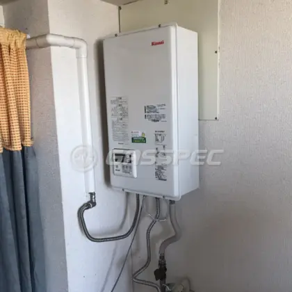 施工後の給湯器（リンナイ RUX-V1615SFFBA-E）