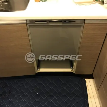 施工後のビルトイン食洗機（パナソニック NP-45MS8S）