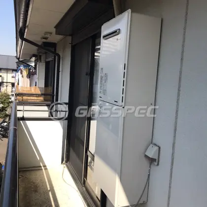 施工後の給湯器（リンナイ RUF-A2005SAW(B)）