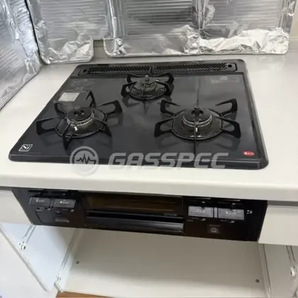 施工前のビルトインガスコンロ（DG32K2SR）