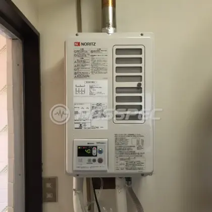 施工後の給湯器（ノーリツ GQ-1637WSD-F-1）