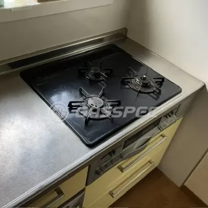 施工前のビルトインガスコンロ（HVG634A0L1V）