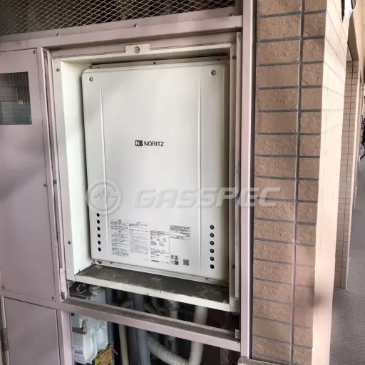 交換後の給湯器（ノーリツ GT-2460SAWX-TB-1 BL）