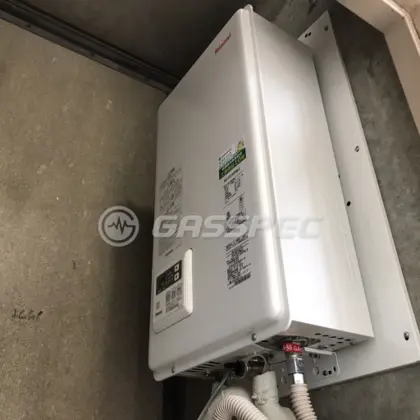 施工後の給湯器（リンナイ RUX-V1615SFFBA-E）