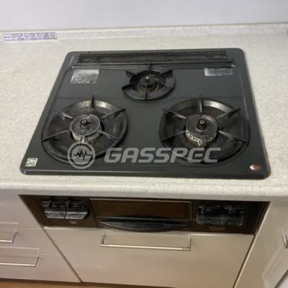 施工前のビルトインガスコンロ（C3GE6RSQ1L）