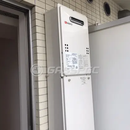 施工後の給湯器（ノーリツ GQ-1639WS-1）