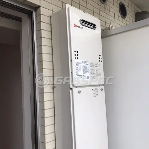 交換後の給湯器（ノーリツ GQ-1639WS-1）