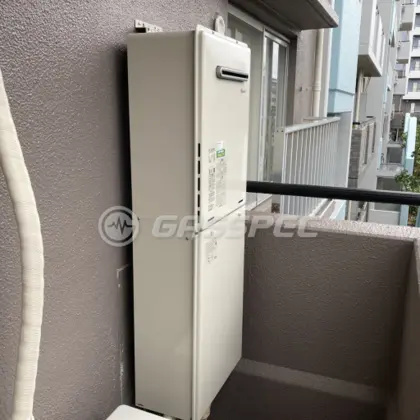 施工後の給湯器（ノーリツ RUF-A2405SAW(B)）