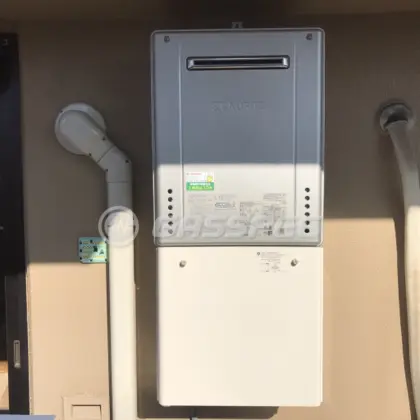 施工後の給湯器（ノーリツ GT-C2462AWX-2 BL）