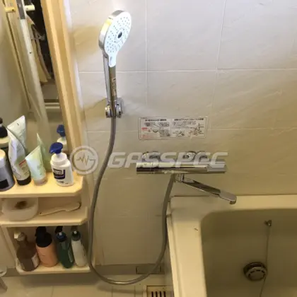 施工後の水栓・蛇口（TOTO TBV03404J）