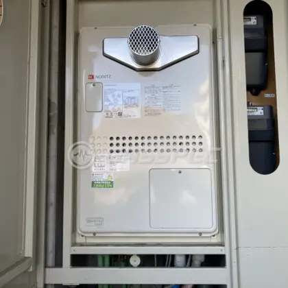 施工後の暖房熱源機（ノーリツ GTH-2444AWX3H-T-1 BL）