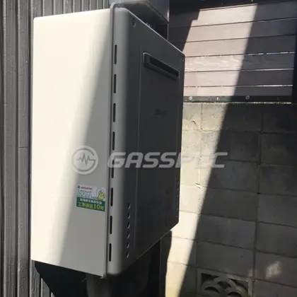 施工後の給湯器（ノーリツ GT-1660SAWX-2 BL）