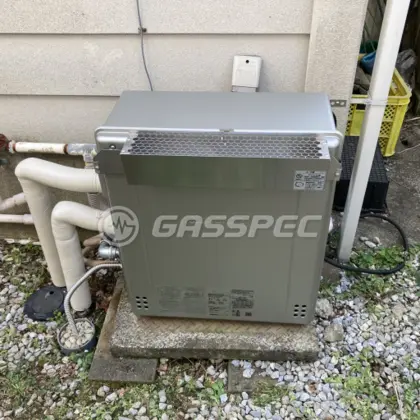 施工後の給湯器（ノーリツ GT-C2062SARX-2 BL）