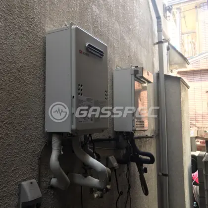 施工後の給湯器（ノーリツ GQ-1639WS-1）