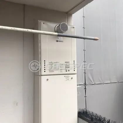 施工後の給湯器（ノーリツ GT-2460AWX-T-2 BL）