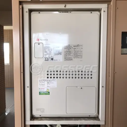 交換後の暖房熱源機（ノーリツ GTH-2444AWX3H-H-1 BL）
