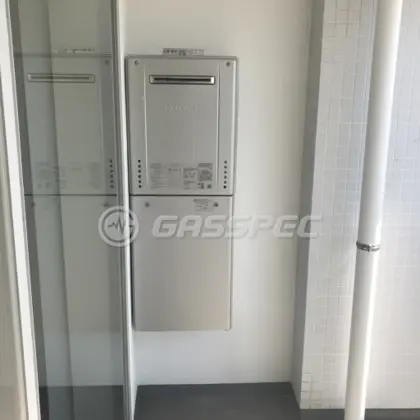 施工後の給湯器（ノーリツ GT-CV2462AWX-PS-2 BL）
